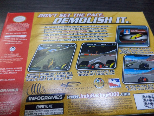 indy racing 2000 (CIB) - Image 2