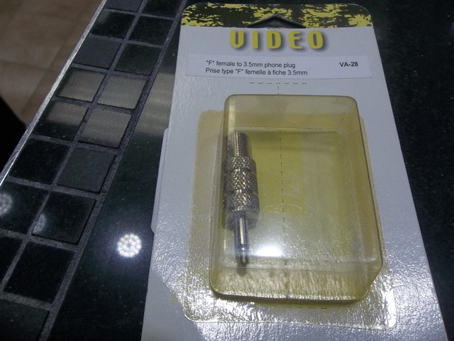 3.5 mm male to f female