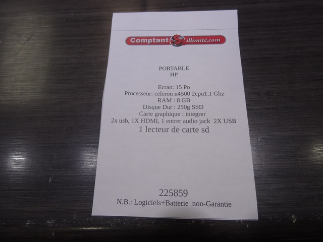 portable CELERON 2CPU 8GRAM 250G SSD +ac - Image 4