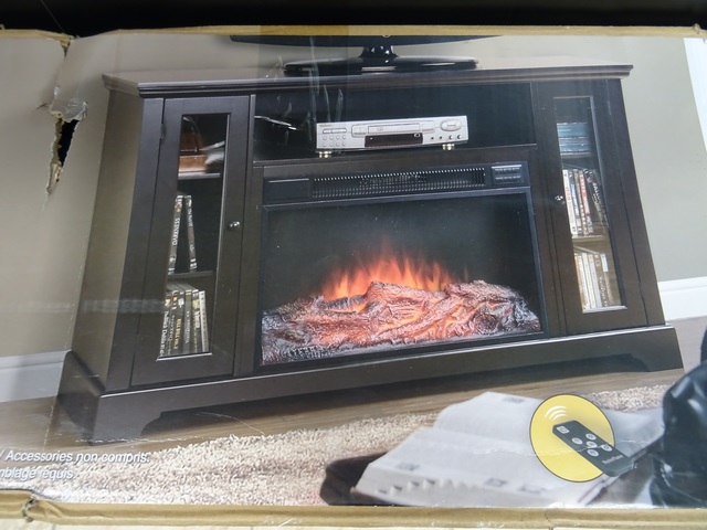 Meuble de Tv avec foyer neuf - Image 4