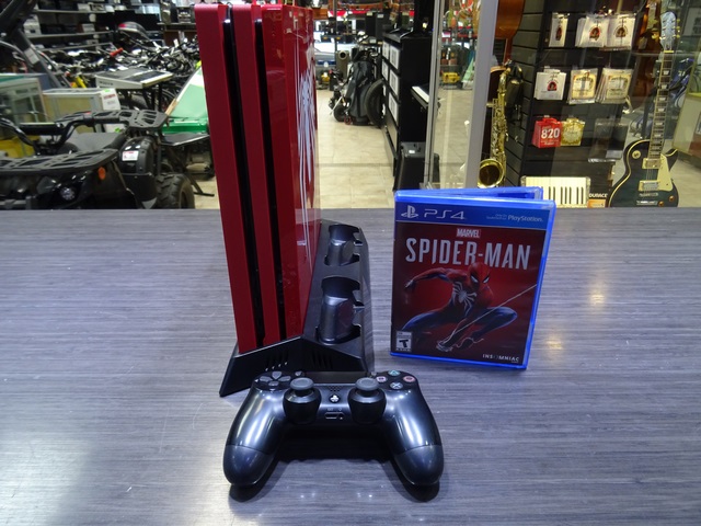 Console PS4 pro etition Spider Man 1to (complet en boite) - Image 2