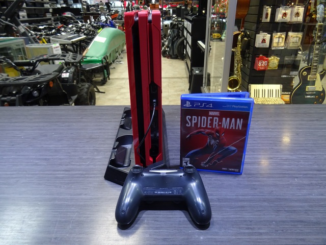 Console PS4 pro etition Spider Man 1to (complet en boite) - Image 3