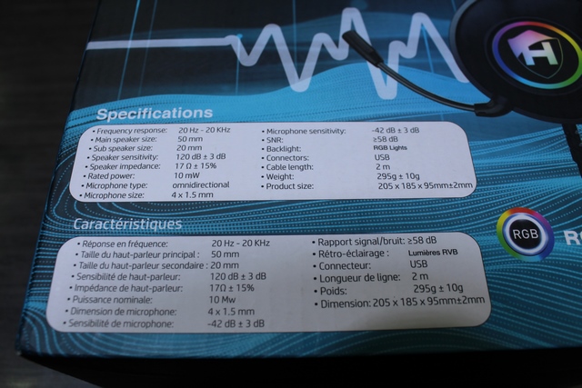 Casque filaire gamer RGB - Image 3