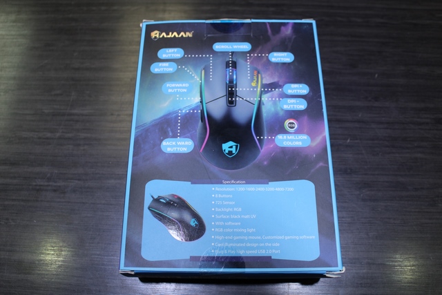 Souris filaire gamer RGB - Image 3