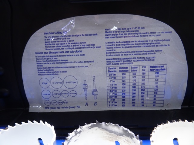 	Scie-cloche bimétallique pour métal, bois et plastique, 17 pce - Image 3