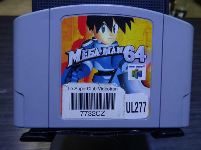 Mega Man 64 (etiquette avec colants)