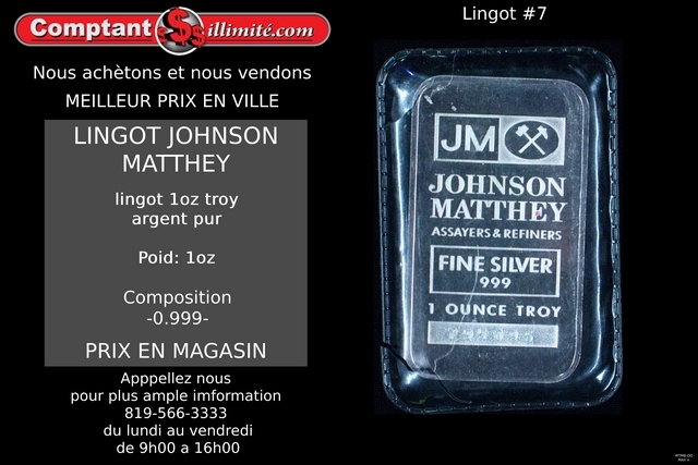 Lingot 1 Once Pure .999