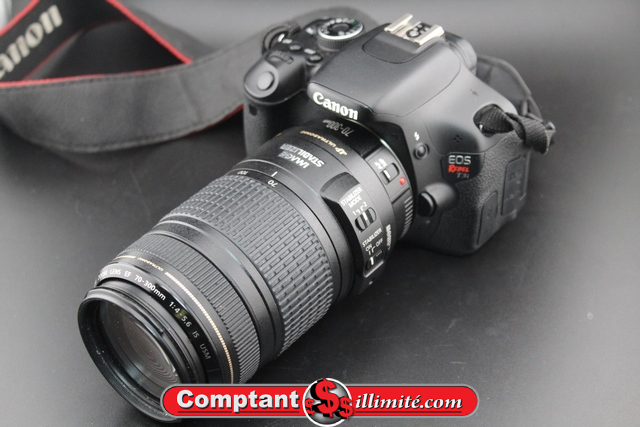 (18Mpx) Camera Reflex + lentille 70-300 + Batterie et Chargeur