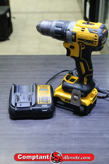 Perceuse Brushless Dewalt + chrg + batt 5ah