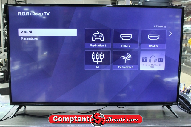 Écran RCA Roku 55 pouce +tc