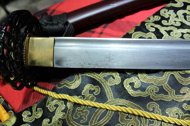 Katana en acier plié Damas forgé à la main - Image 2