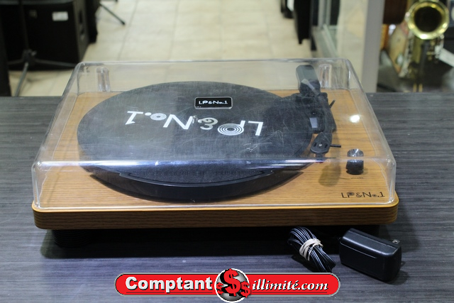 Table tournante avec haut-parleur intégré