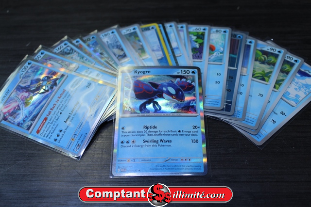 Lot (23) cartes Pokemon (Water)
