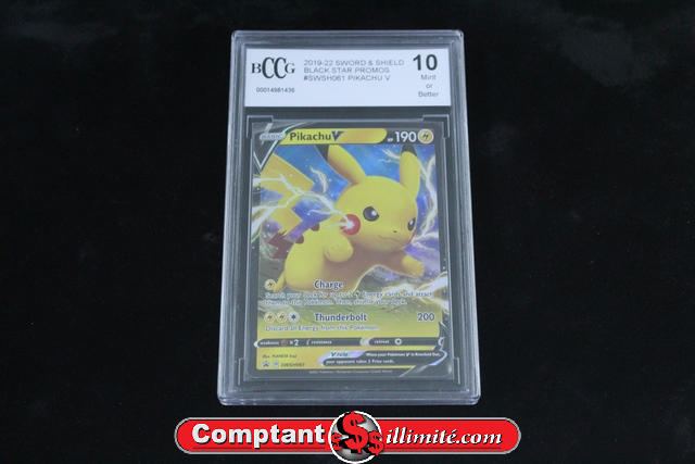 Carte Pokemon Hardcase Pikachu V 061