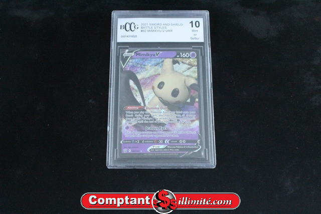 Carte Pokemon Hardcase Mimikyu 062/163
