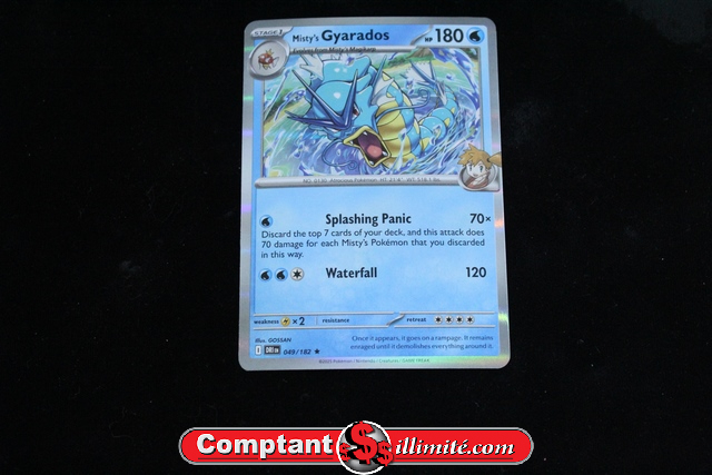 Carte Pokemon Misty s Gyarados 049/182