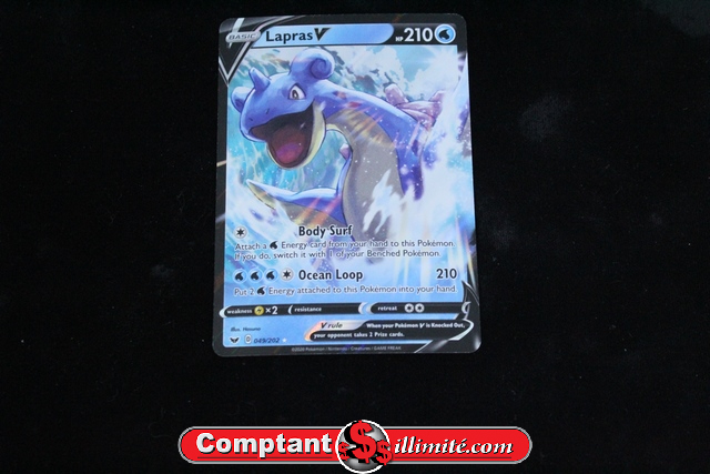 Carte Pokemon Lapras V 049/202