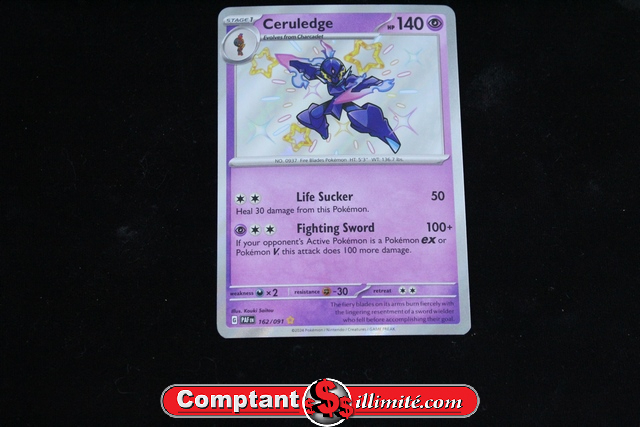 Carte Pokemon Ceruledge 161/091
