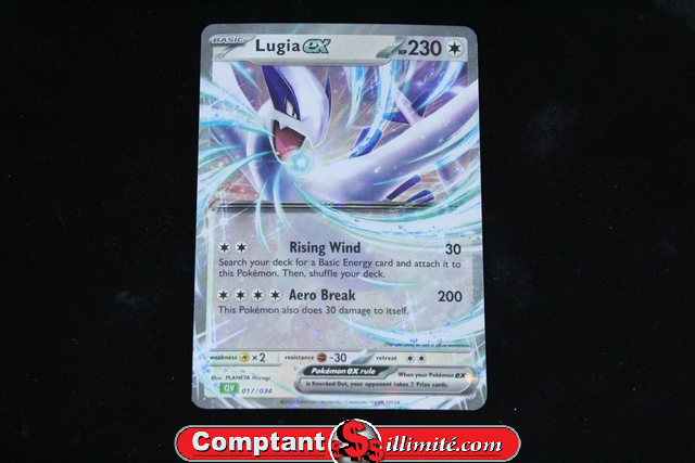 Carte Pokemon Lugia Ex 017/034