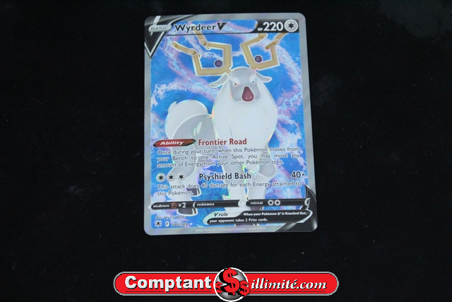 Carte Pokemon Wyedeer V 180/189