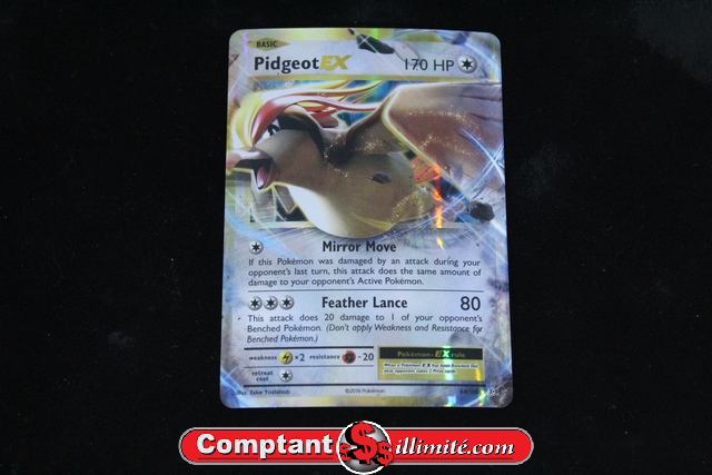 Carte Pokemon Pidgeot Ex 064/108