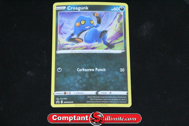 Carte Pokemon Croagunk 245