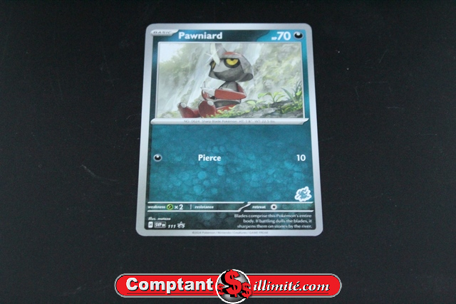 Carte Pokemon Pawniard 111 Promo