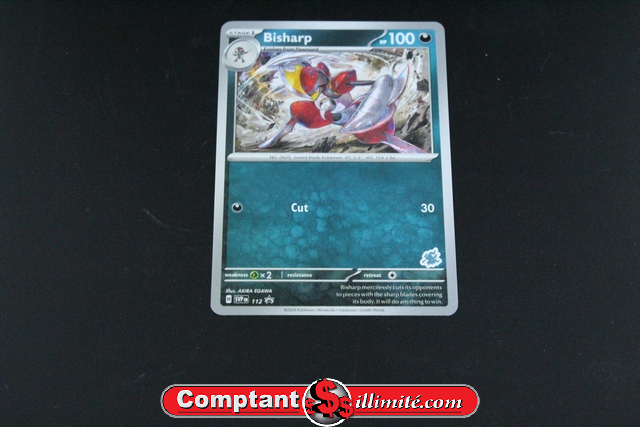Carte Pokemon Bisharp 112 Promo