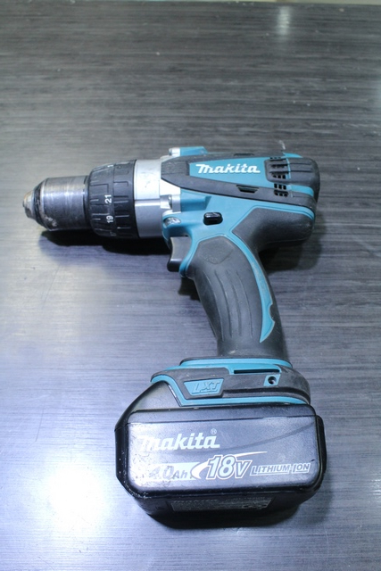 Perceuse à percussion +batterie 4ah+ chargeur double makita lxph03 - Image 4