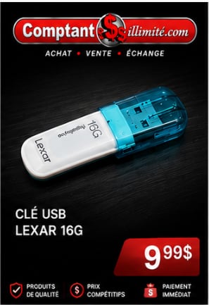 Clee Usb 16GB Lexar ljdv10-16gb - Image 1