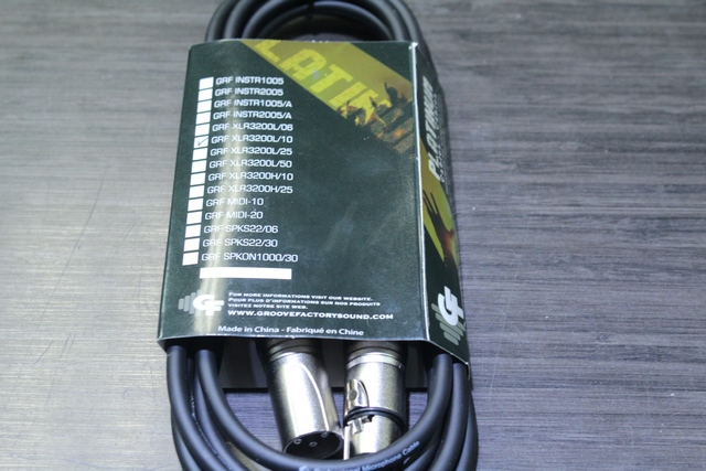 Cable Xlr 10 Pieds Groove Factory Grf xlr3200L/10 - Image 2