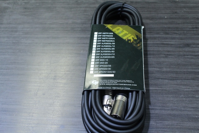 Cable Xlr 25 pied Groove Factory Grf xlr3200L/25 - Image 2