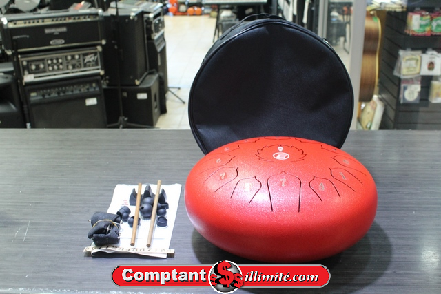 hand drum 13 note (rouge) ecko ECK TD12/13 note red - Image 1