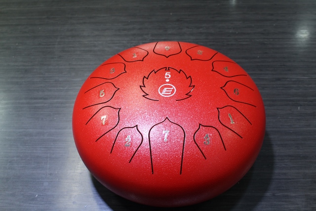 hand drum 13 note (rouge) ecko ECK TD12/13 note red - Image 3