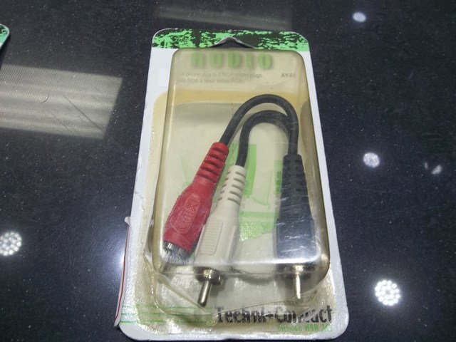2 x rca m to 2 rca m technicontact ac-12
