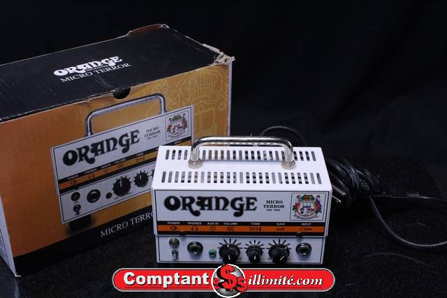 ( 20Watts) Tete d Ampli de Guitare Hybride Orange MT20 - Image 1