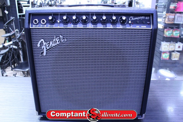 (40 watts) Amplificateur de Guitare Fender Champion 40 - Image 1