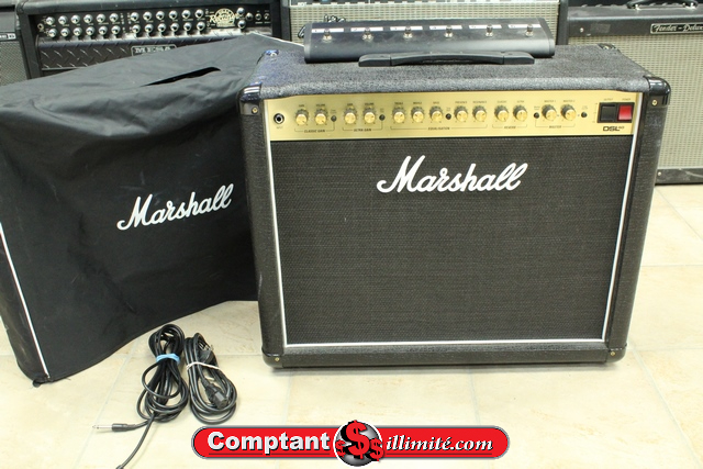 (40 watts) Ampllificateur de Guitare a lampe + footswitch 6 voie Marshall DSL40