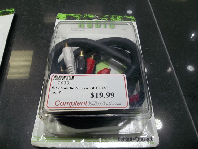 5.1 ch audio 6 x rca TECHNICONTACT AC-81