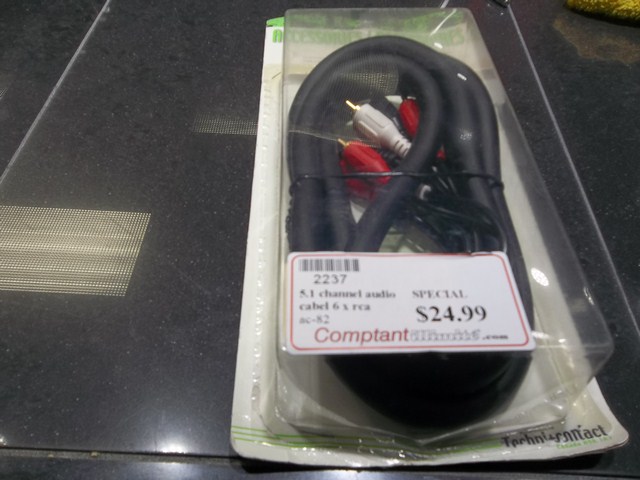5.1  channel audio cabel 6 x rca technicontact ac-82
