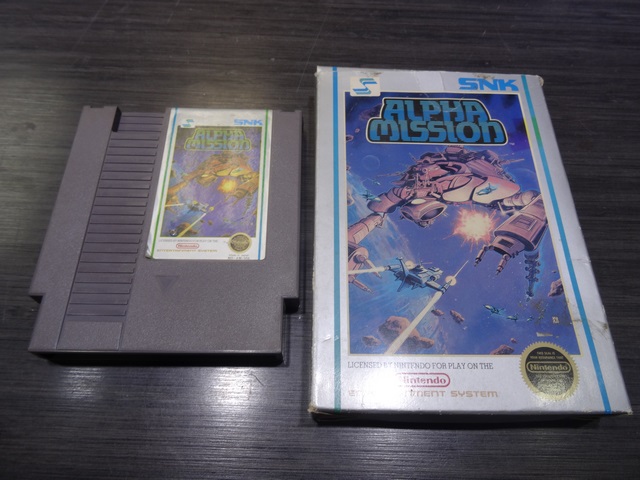 Alpha Mission (pochette originale) nintendo nes