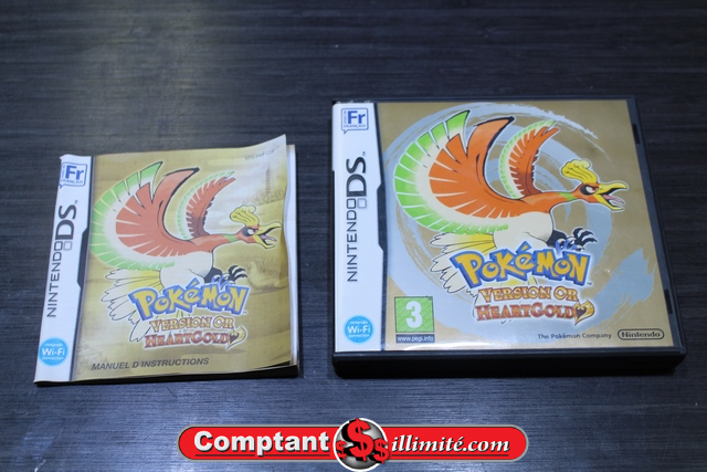 Boite + livret Heart Gold (pas de jeu) NINTENDO DS