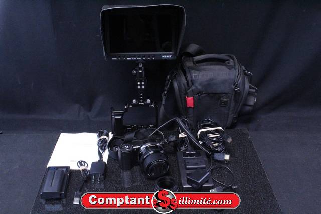 Caméra Sony A5000 +acc + Moniteur F100 7 pouces +stabilisateur Sony/Neewer a5000/f100 - Image 1