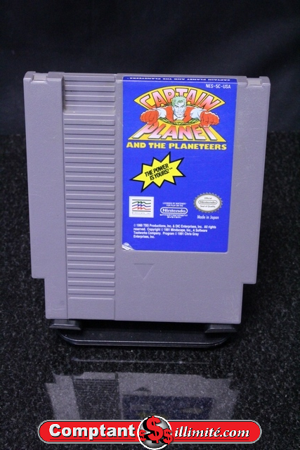 Captain Planet and the planeteers nintendo NES - Image 1