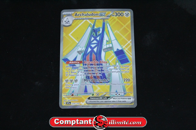 Carte Pokemon Archaludon Ex 224/191 Cartes