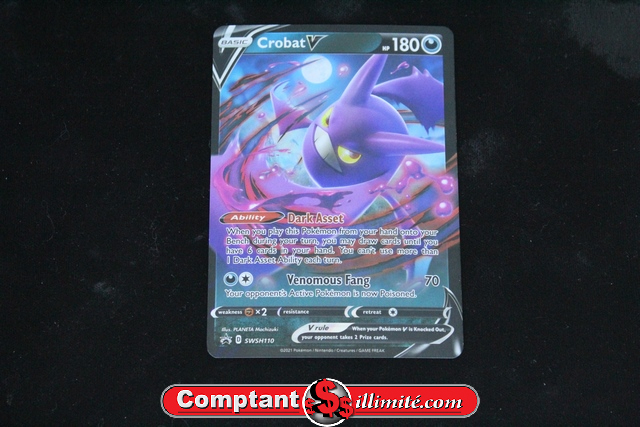 Carte Pokemon Crobat V 110 Cartes - Image 1