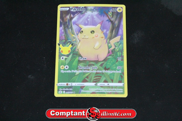 Carte Pokemon Pikachu 005/025 Cartes