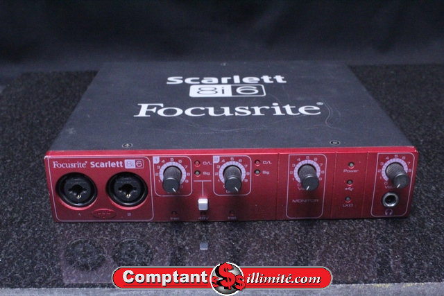 Carte de son + ac Focusrite Scarlet 8i6 - Image 1