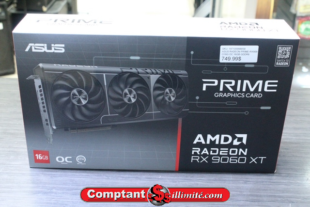 Carte graphique Amd Radeon RX 9060 XT OC 16GO DDR6 asus amd radeon rx9060xt (16g vram) - Image 1