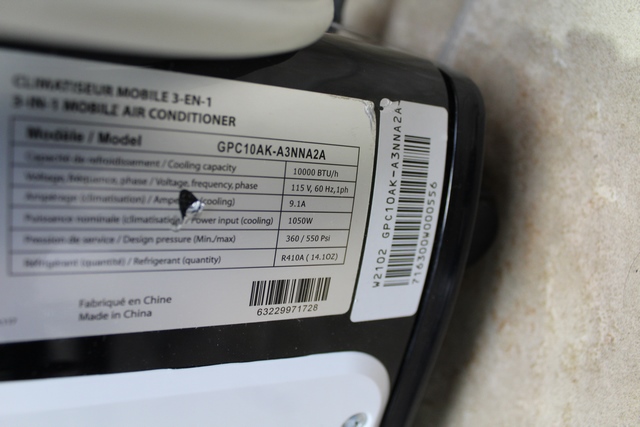Climatiseur Portatif 3 en 1 10000btu Gree gpc10ak-a3nna2a - Image 3